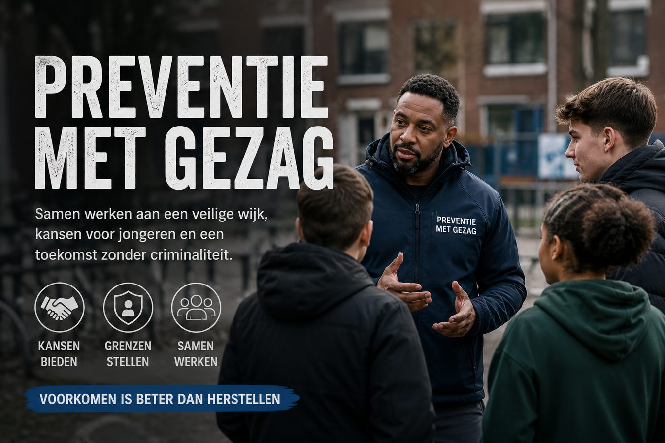 Preventie met Gezag met jongeren en professionals in de wijk